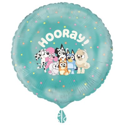 Circle - Bluey "Hooray!" 18" Foil Balloon