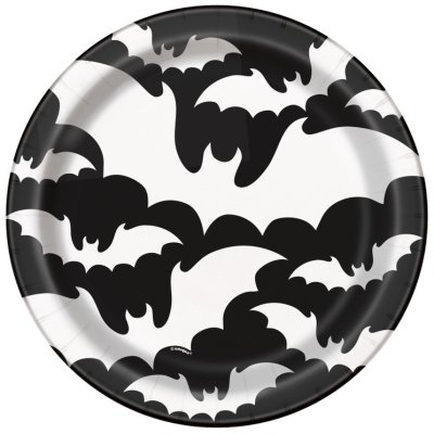 Paper plates EKO "Bats" 22cm, 8 pcs