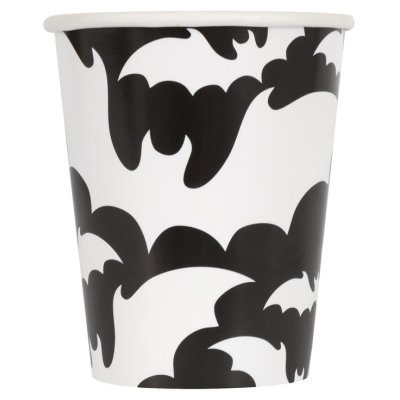 Paper cups EKO "Bats" 270ml, 8 pcs