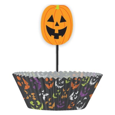 Pumpkin Cupcake Kit  24pcs