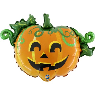 Pumpkin 13"/33cm foil balloon LINK