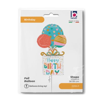 Gift HB with balloons 36"/91cm foil balloon - 25709-p-b.jpg