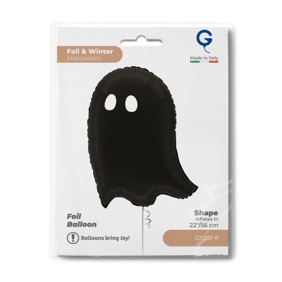 Little Black Ghost 22"/56cm foil balloon - g72237-p-b.jpg