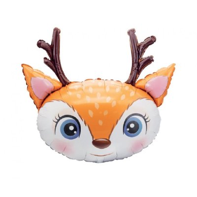 Deer head 72x67cm - foil balloon