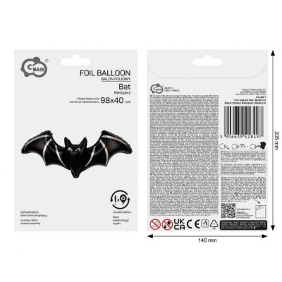 Bat 98x40cm - foil balloon - 105618.jpg