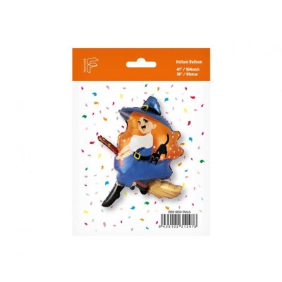 Witch on broom 104x91cm - foil balloon - 70361.jpg