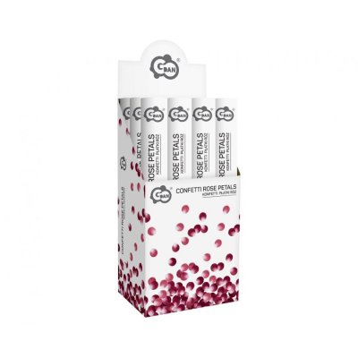 Confetti canon - dark red rose petals, 40cm - 105958.jpg