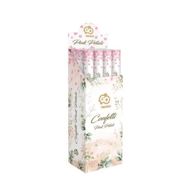 Confetti canon - pink rose petals, 60cm - 65496.jpg