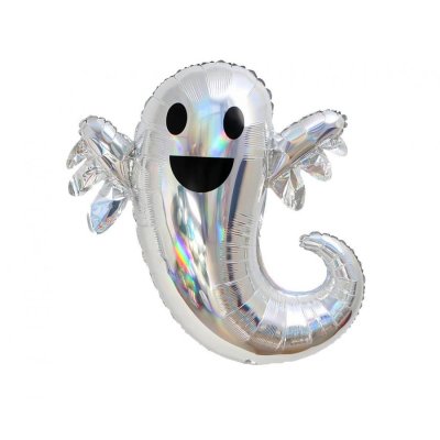 Ghost holographic 75x61cm - foil balloon