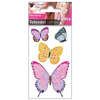 Butterfly tattoos with glitter 10.5x6cm - 1102.jpg