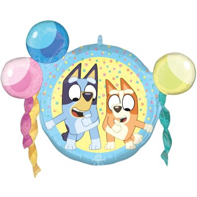 Circle with balloons "Bluey" 45cm foil balloon