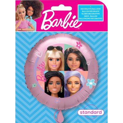 Circle "Barbie" 45cm foil balloon