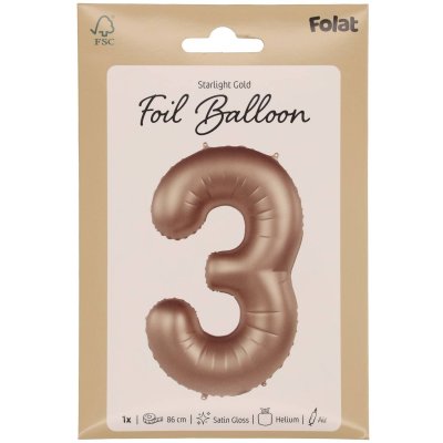 Number "3" satin gold 86cm foil balloon - 8714572104630_5.jpg