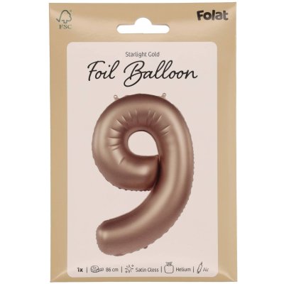 Number "9" satin gold 86cm foil balloon - 8714572104692_5.jpg