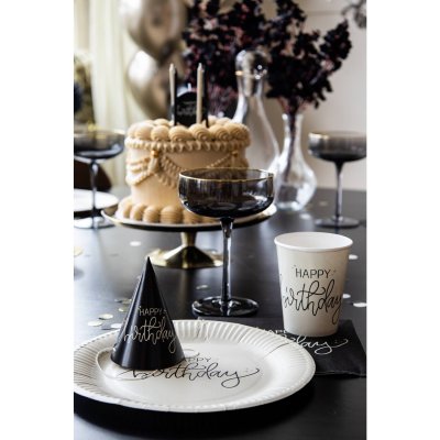 Paper plates FSC "Happy Birthday" cream 23cm, 8 pcs - 8714572686822_8.jpg