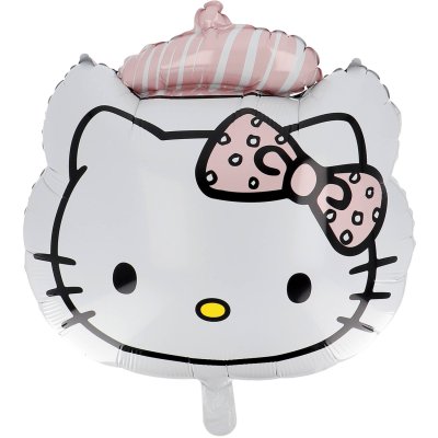 Hello Kitty head 48x71cm foil balloon