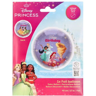 Round - Disney princess HB 45cm foil balloon - 1-10822_5.jpg