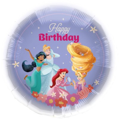 Round - Disney princess HB 45cm foil balloon