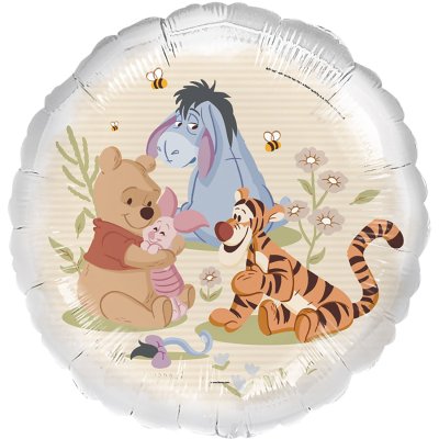 Round - Winnie the Pooh 45cm foil balloon