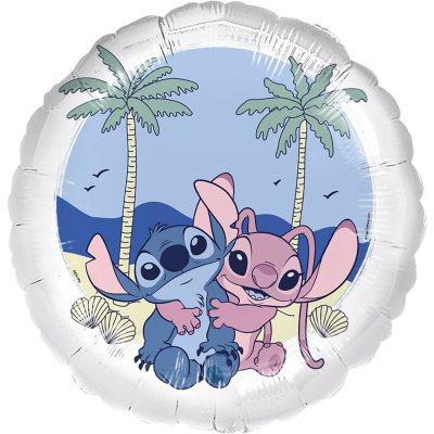 Circle - Stitch and Angel 45cm foil balloon