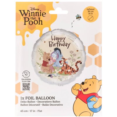 Kruh Winnie the Pooh HB 45cm foil balloon - 1-10846_5.jpg