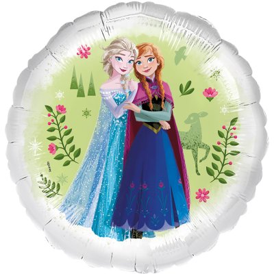 Circle - Anna and Elsa 45cm foil balloon