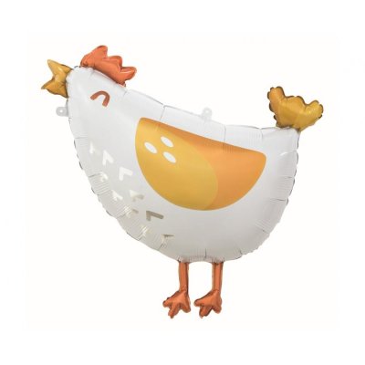 Hen 56x58cm foil balloon