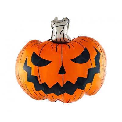 Scary Pumpkin 45x50cm Foil Balloon