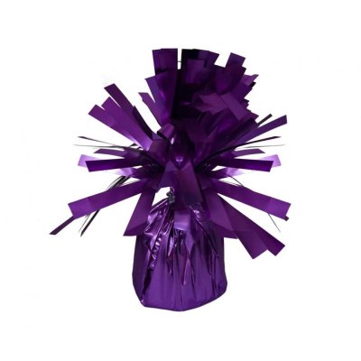 Balloon foil weight purple satin 170g/120mm