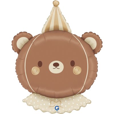 Vintage Bear 26"/66cm foil balloon