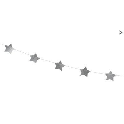Garland foil "stars" silver 3.6m - Screenshot 2026-10-14 at 09-11-04 Garland Stars silver 3.6m - Designer decorations and ideas for every party! - PartyDeco.png