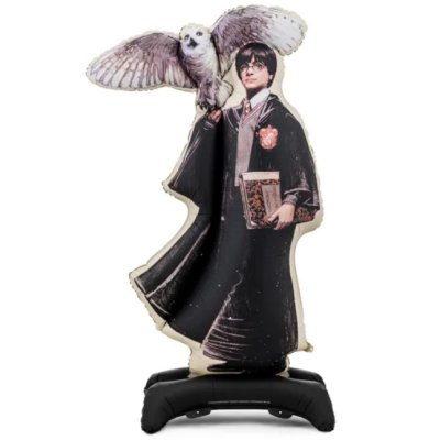 Standing Harry Potter with Hedwig, 90x145 cm foil balloon