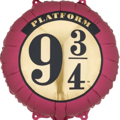 Round "Platform 9 3/4" 35cm Foil balloon