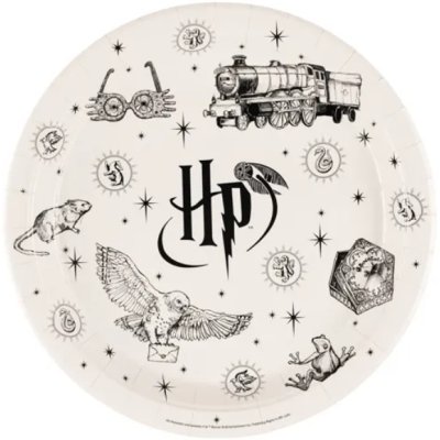 Paper plates Harry Potter, 23cm, 6pcs
