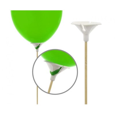 Bamboo stick and paper hat for air-filled balloons (100 pcs/pack) - 97092.jpg