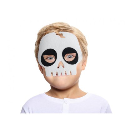 Felt mask - Skull, 18x16.5cm - 69967.jpg
