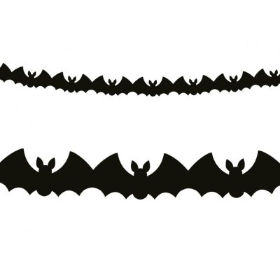 Paper garland "Bats", 300cm