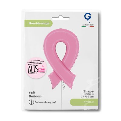 Pink Ribbon 37"/94cm Foil Balloon - g72272-p-b.jpg