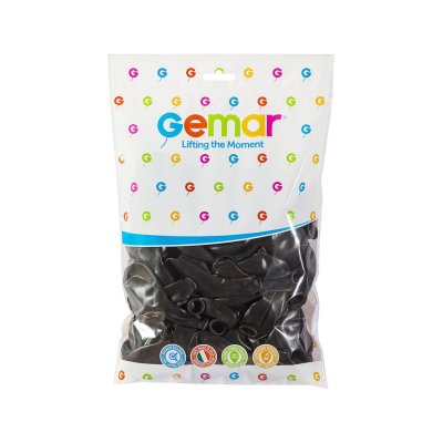 Balloons 26cm/10" #014 Pastel Black (100pcs) - G90 14-.jpg