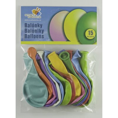 Balloons G90, pastel mix - 15 pcs - PG90_15.jpg