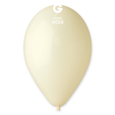 Balloons 30cm/12" #059 Pastel Ivory (100pcs) - G110_59_O.jpg