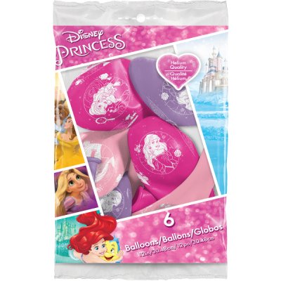 Balloons Qualatex 30cm/12" print - Disney Princesses (6pcs) - 19229P.png