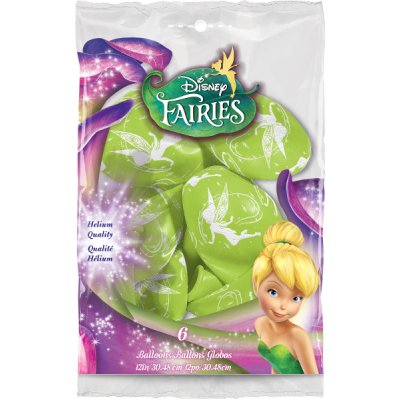 Balloons Qualatex 30cm/12" print - Disney Fairies (6pcs) - 19239P.png