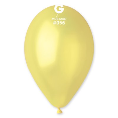 Balloons 28cm/11" #056 Metallic Mustard Yellow (100pcs) - GM110_56_O.jpg