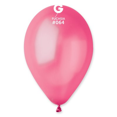 Balloons 28cm/11" #064 Metallic Fuchsia (100pcs) - GM110_64_O.jpg