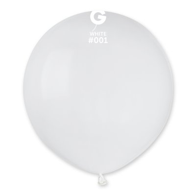Balloons 48cm/19" #001 Pastel White (25pcs) - G150_01_O.jpg