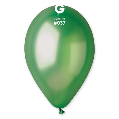 Balloons 26cm/10" #037 Metallic Green (100pcs) - GM90_37_O.jpg