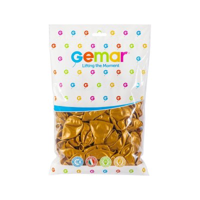 Balloons 28cm/11" #039 Metallic Gold (100pcs) - GM110 39-.jpg
