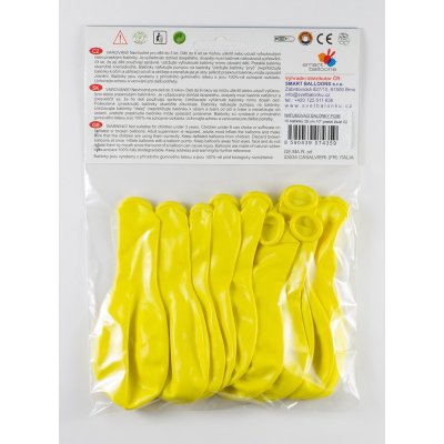 Balloons G90/002 Yellow - 10 pcs - PG90_02_2.jpg