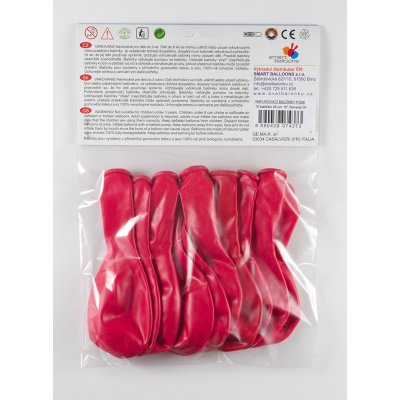 Balloons G90/005 Raspberry Red - 10 pcs - PG90_05_2.jpg